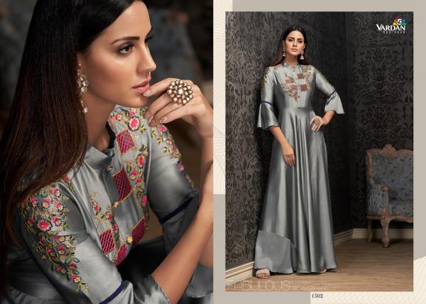 Vardan Navya 15 NX Designer Georgette Embroidery Party Wear Gown 